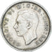 Moeda, Grã-Bretanha, George VI, 6 Pence, 1938, EF(40-45), Prata, KM:852