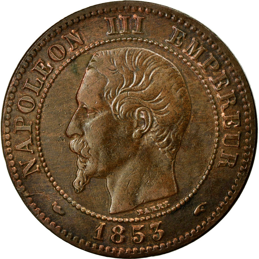 Coin, France, Napoleon III, Napoléon III, 2 Centimes, 1853, Paris, EF(40-45)