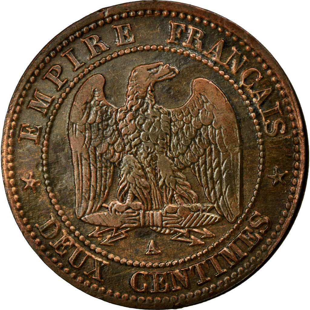 Coin, France, Napoleon III, Napoléon III, 2 Centimes, 1853, Paris, EF(40-45)