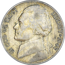 Munten, Verenigde Staten, Jefferson Nickel, 5 Cents, 1943, U.S. Mint