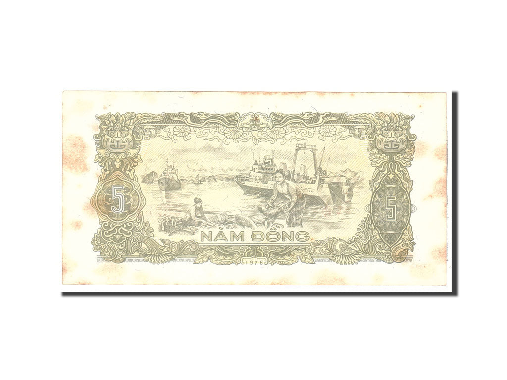 Banknote, Vietnam, 5 D<ox>ng, 1976, Undated, KM:81a, EF(40-45)