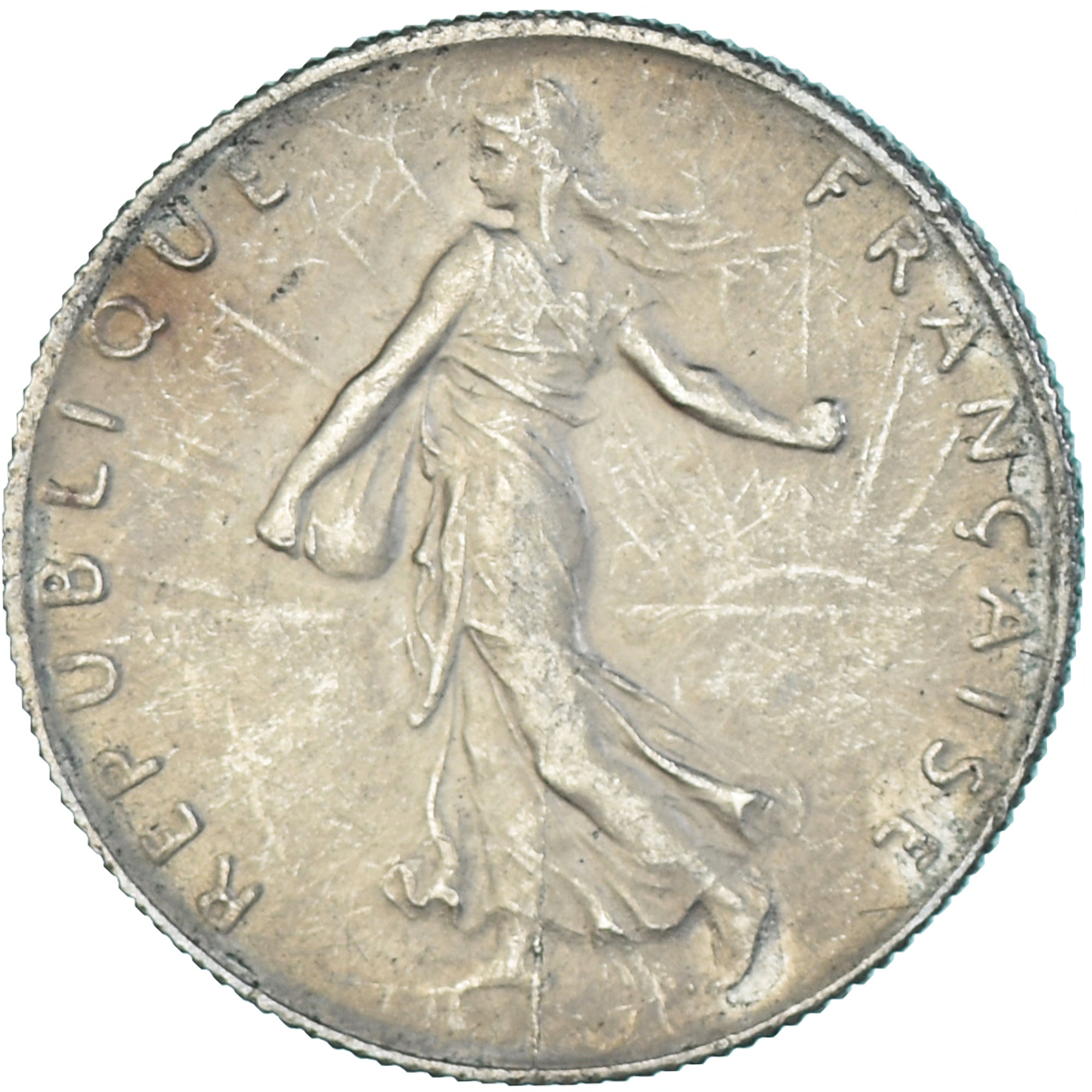 Münze, Frankreich, Semeuse, 50 Centimes, 1917, Paris, VZ, Silber, KM:854