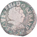 Coin, France, Louis XIII, Double Tournois, Uncertain date, VG(8-10), Copper