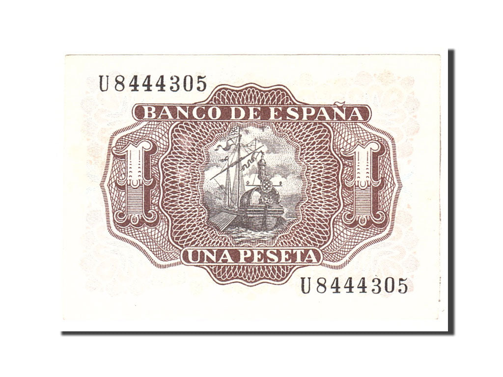 Banconote, Spagna, 1 Peseta, 1953, KM:144a, 1953-07-22, SPL-