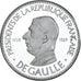 Francia, medaglia, Les Présidents de la République, Charles De Gaulle