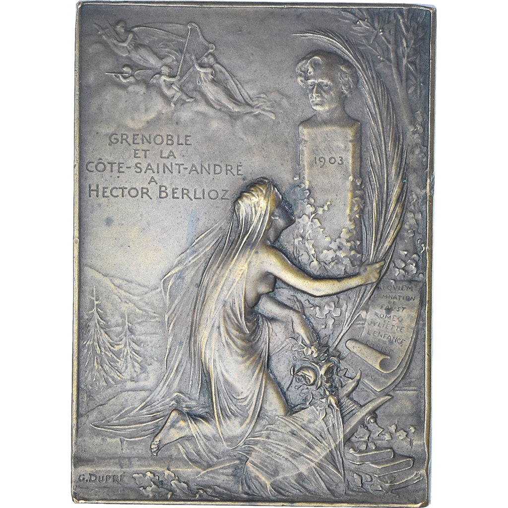 Francia, medalla, Grenoble et la Côte-Saint-André à Hector Berlioz, Musique