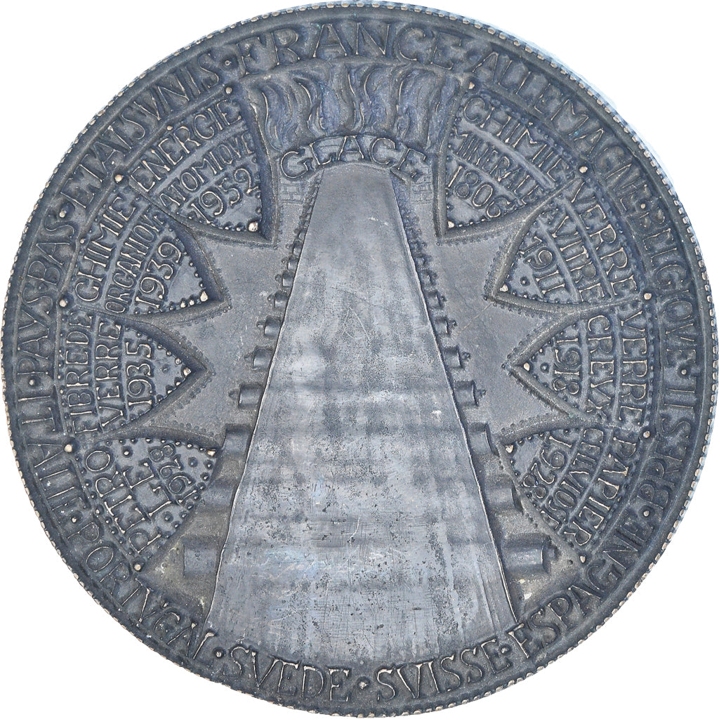 France, Medal, Saint Gobain, Troisième centenaire de la manufacture des Glaces