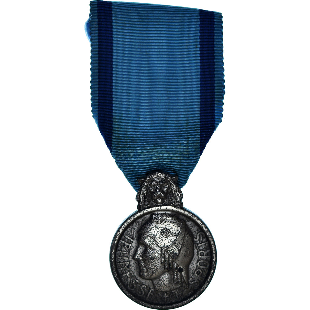 França, Jeunesse et sports, medalha, Qualidade Muito Boa, Prata, 27