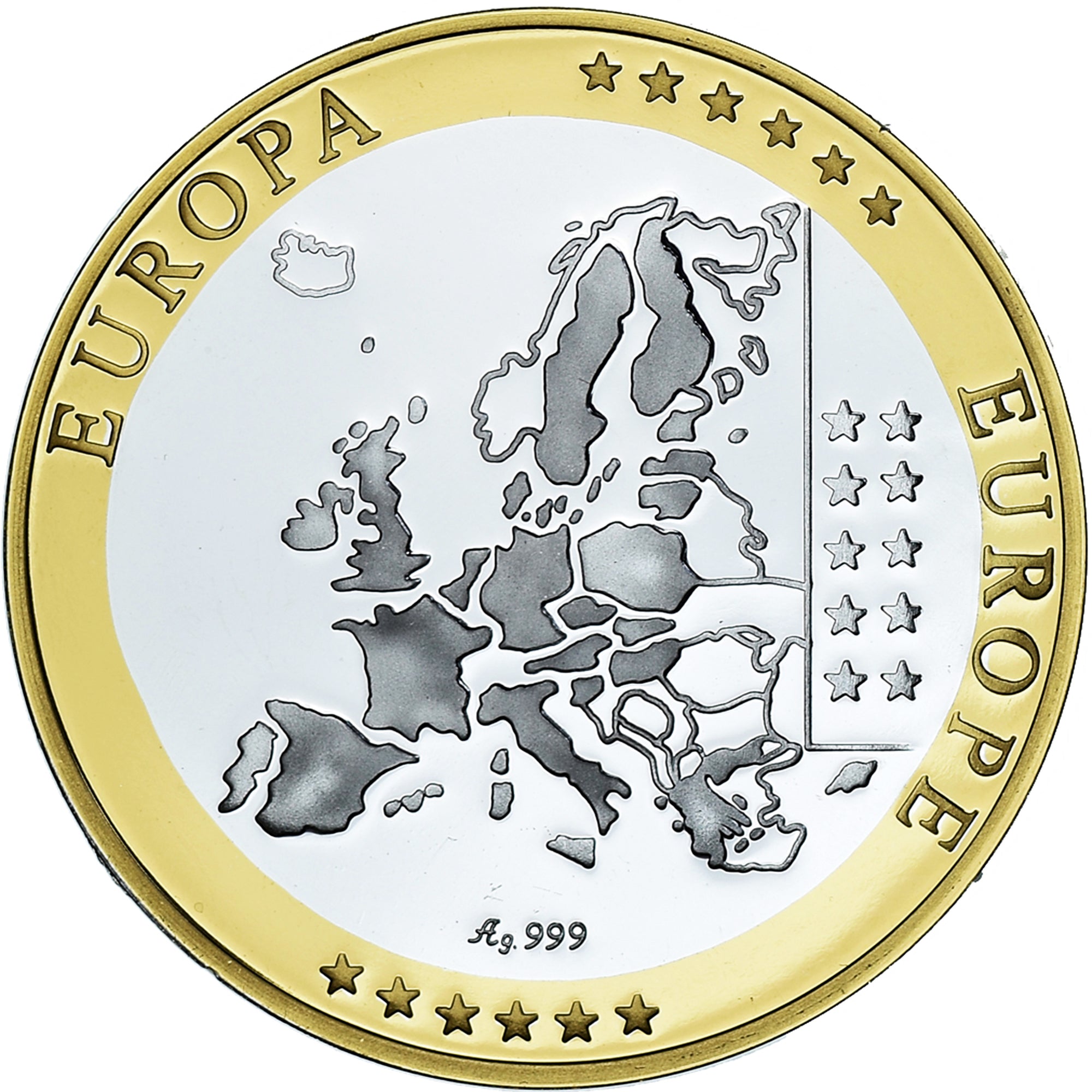 Nederland, Medaille, L'Europe, Politics, Society, War, FDC, Zilver