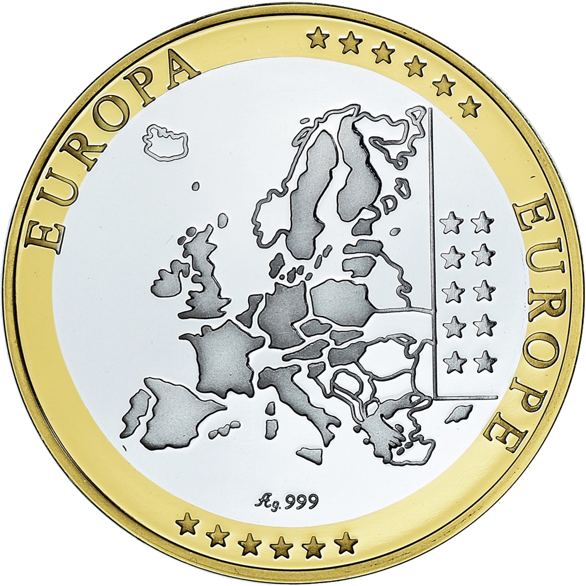 Finlande, Médaille, Euro, Europa, Politics, FDC, FDC, Argent