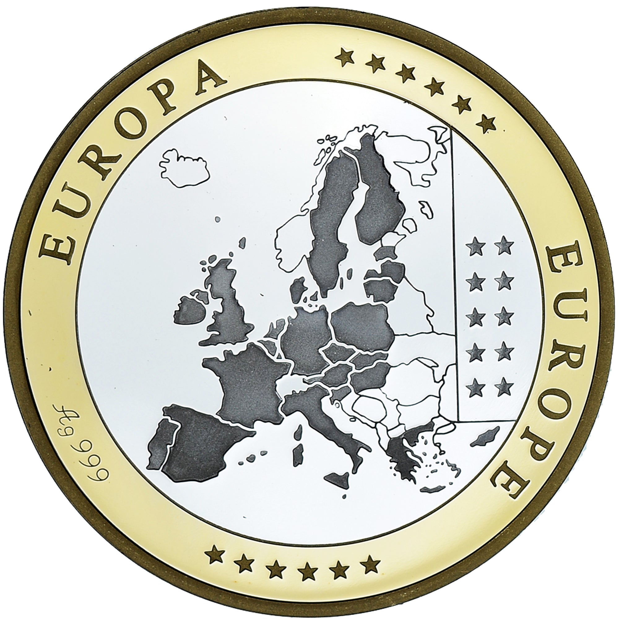 Slovakia, Medal, L'Europe, Politics, FDC, MS(65-70), Silver
