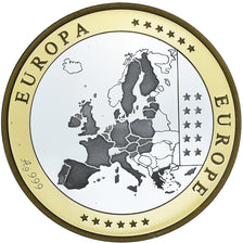 Slovakia, Medal, L'Europe, Politics, FDC, MS(65-70), Silver