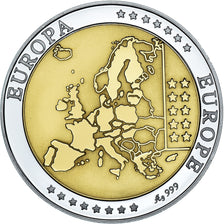 Eslováquia, medalha, L'Europe, Politics, FDC, MS(65-70), Prata