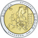 Belgium, Medal, Euro, Europa, Politics, FDC, MS(65-70), Silver