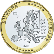 Ireland, Medal, Euro, Europa, Politics, FDC, MS(65-70), Silver