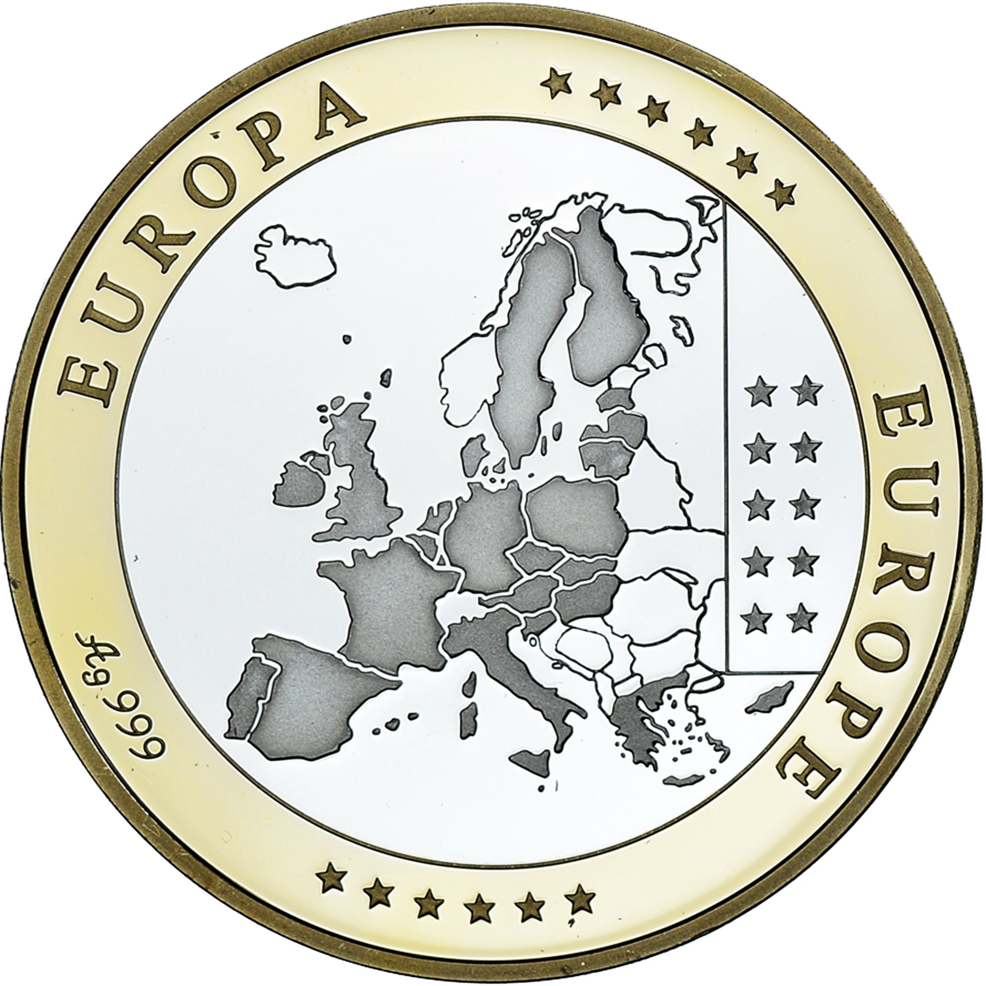 Estonie, Médaille, Euro, Europa, Politics, FDC, Argent