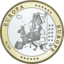 Estonie, Médaille, Euro, Europa, Politics, FDC, Argent