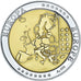 Estonia, Medal, Euro, Europa, Politics, MS(65-70), Silver