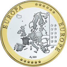 Germany, Medal, Euro, Europa, Politics, MS(65-70), Silver