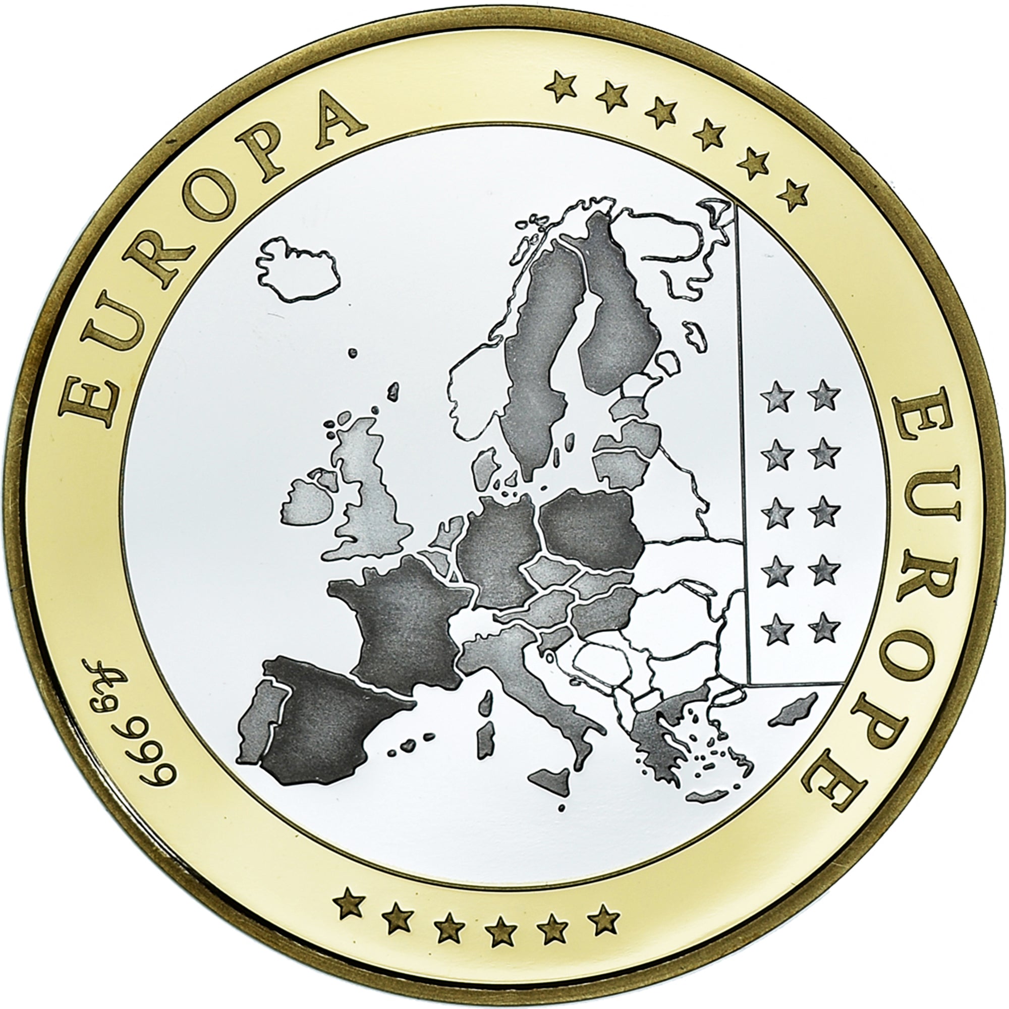 San Marino, Medal, Euro, Europa, Politics, MS(65-70), Silver