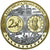 San Marino, medalha, Euro, Europa, Politics, MS(65-70), Prata