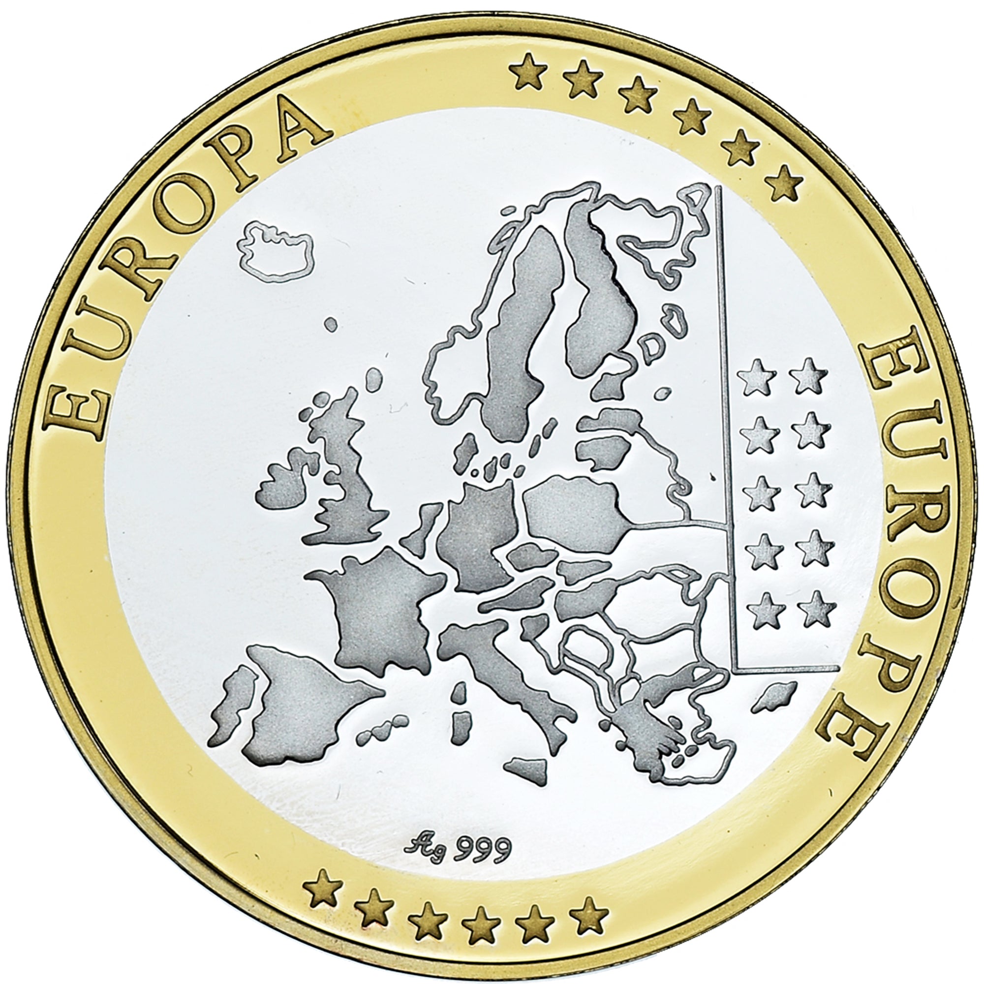 Vatikan, Medaille, L'Europe, Vatican, Politics, STGL, Silber