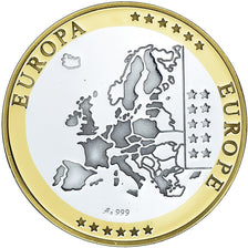 Cyprus, Medal, Euro, Europa, Politics, MS(65-70), Silver