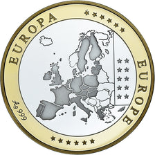 Cypr, medal, Euro, Europa, Politics, MS(65-70), Srebro