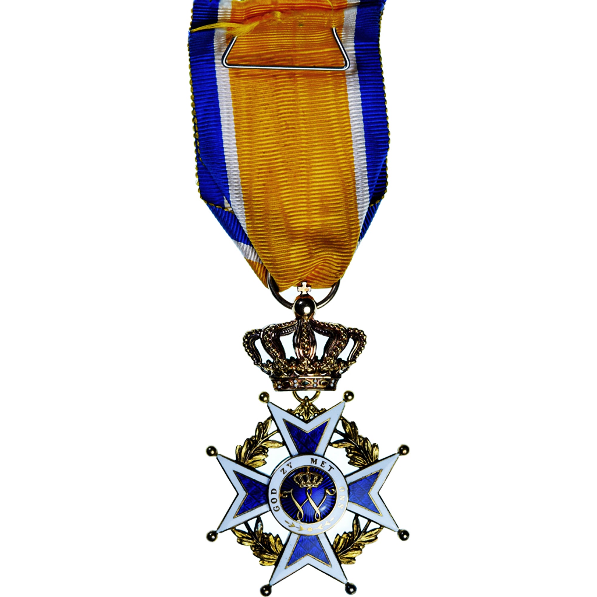 Netherlands, Wihelmina, Ordre d'Orange-Nassau, Croix de Chevalier, Medal, 1892