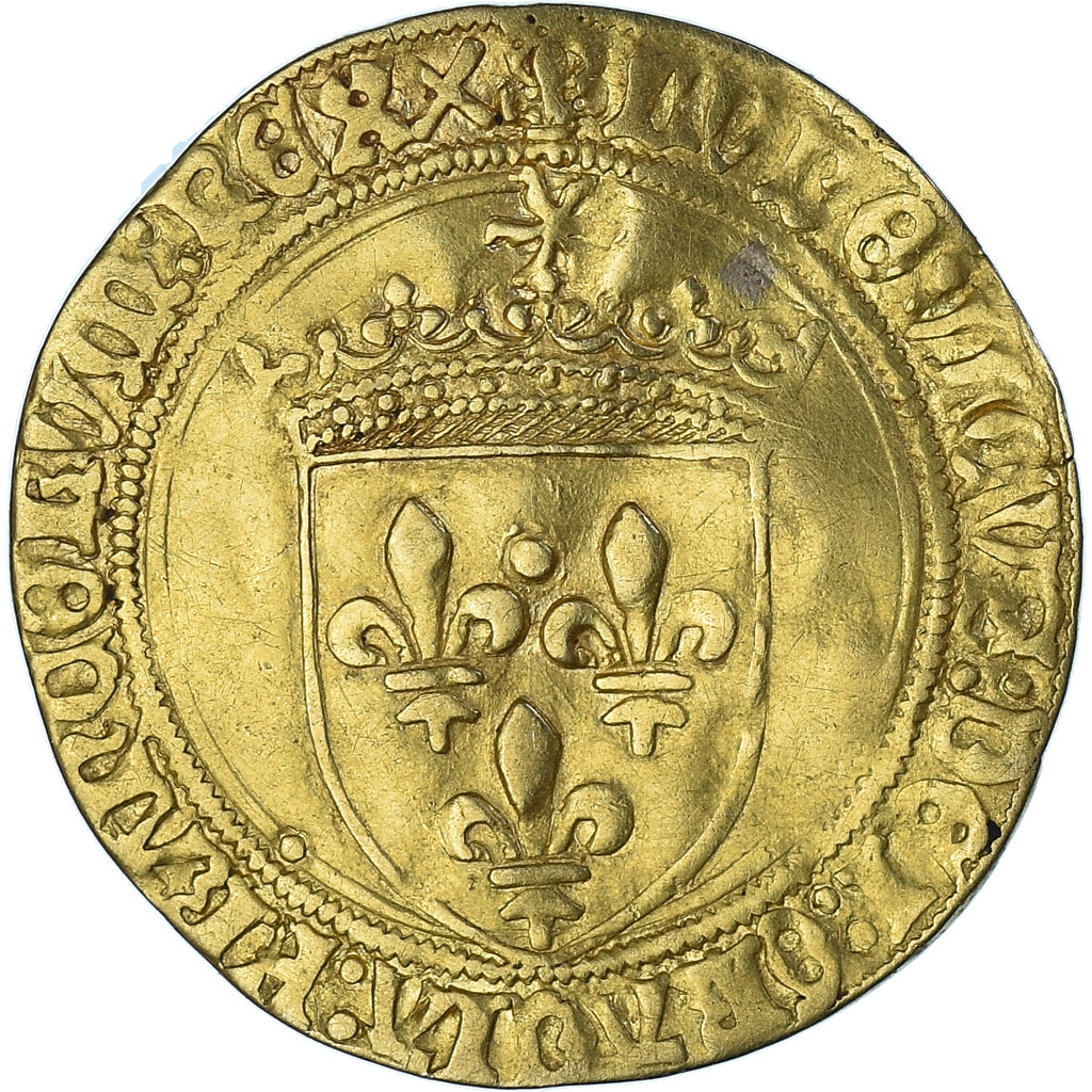 Francja, Louis XII, Écu d'or au soleil, 1498-1514, Villeneuve-lès-Avignon