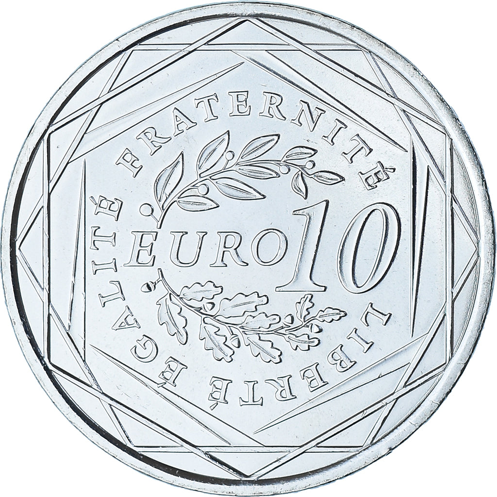 Frankreich, 10 Euro, La Semeuse en marche, 2009, Paris, STGL, Silber, KM:1580