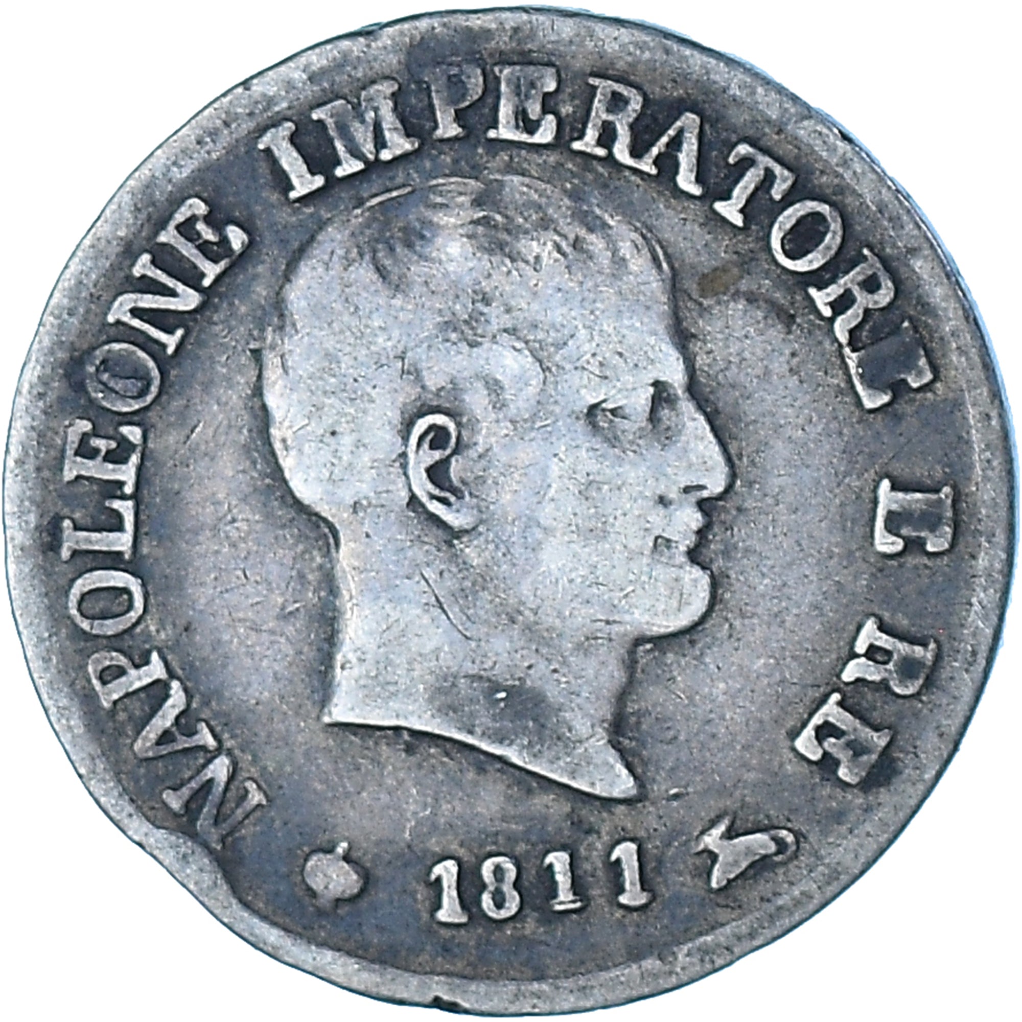 Monnaie, États italiens, KINGDOM OF NAPOLEON, Napoleon I, 10 Soldi, 1811