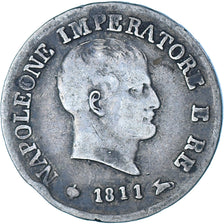 Monnaie, États italiens, KINGDOM OF NAPOLEON, Napoleon I, 10 Soldi, 1811