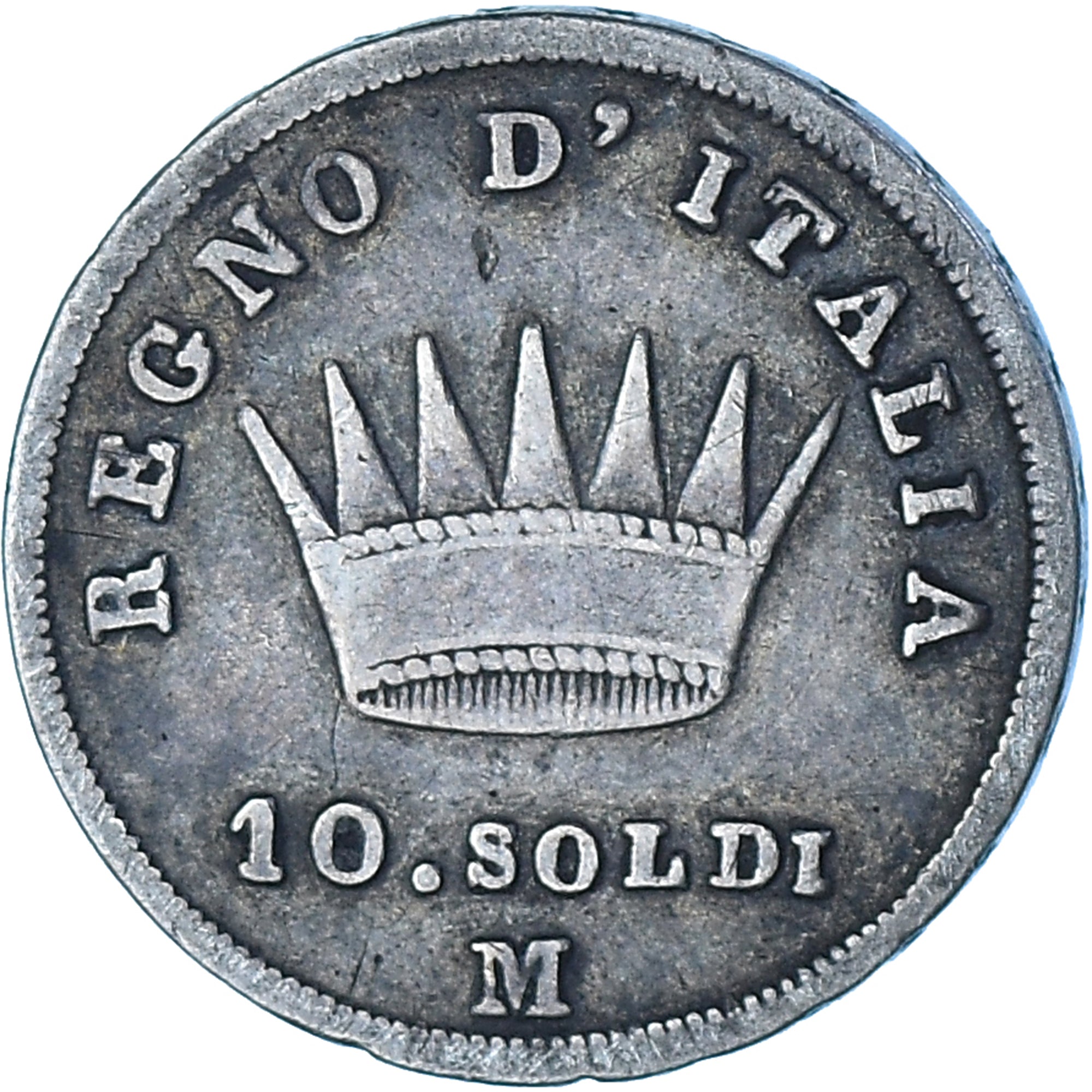 Monnaie, États italiens, KINGDOM OF NAPOLEON, Napoleon I, 10 Soldi, 1811