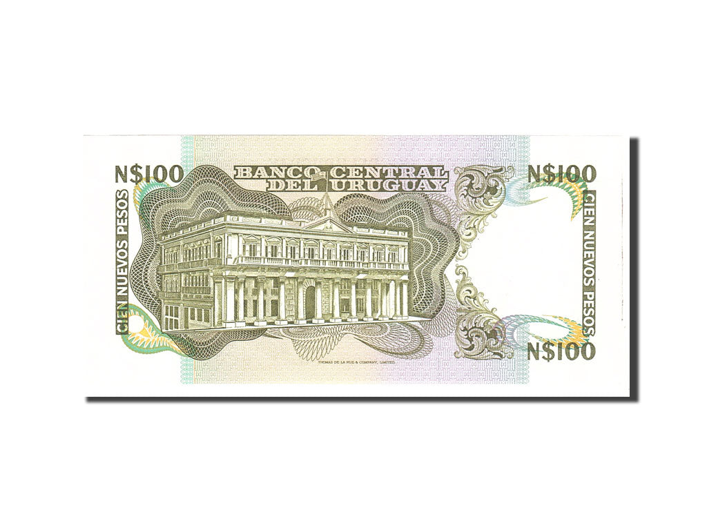 Banknote, Uruguay, 100 Nuevos Pesos, 1978, Undated, KM:62a, UNC(65-70)
