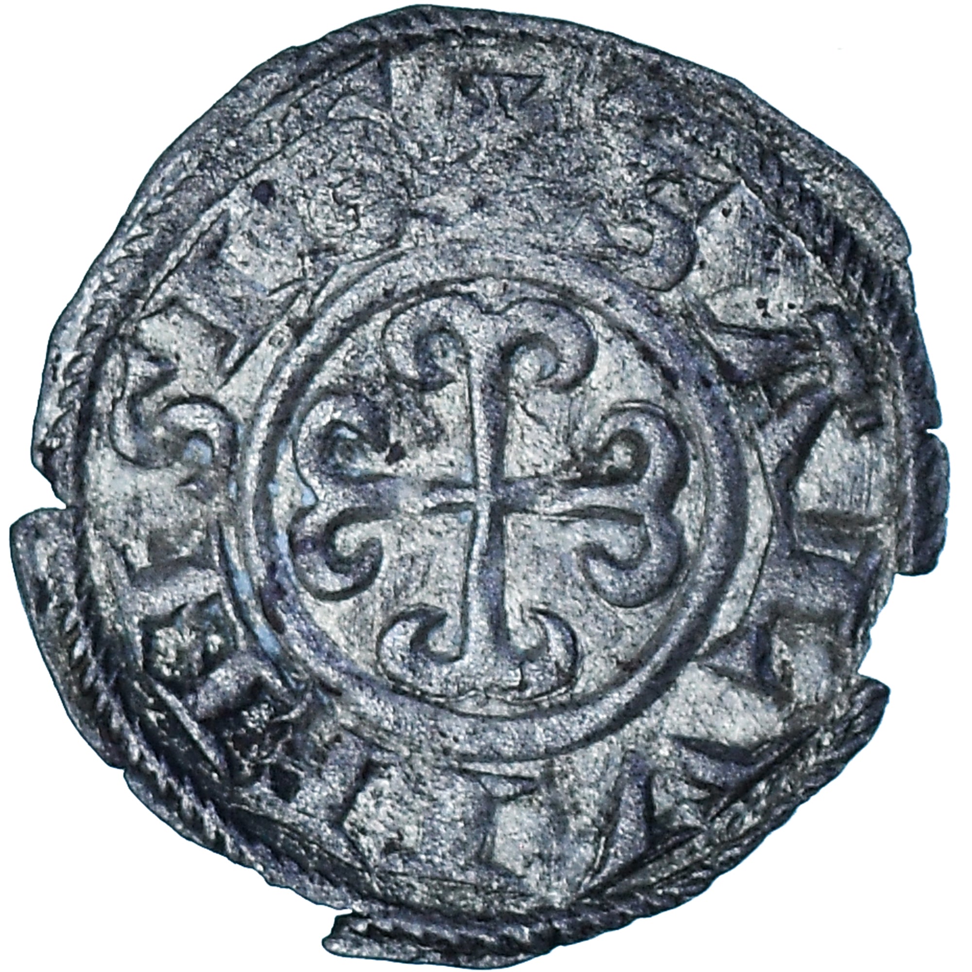 Münze, Frankreich, Languedoc, Obol, 1150-1160, Sommières, SS+, Silber