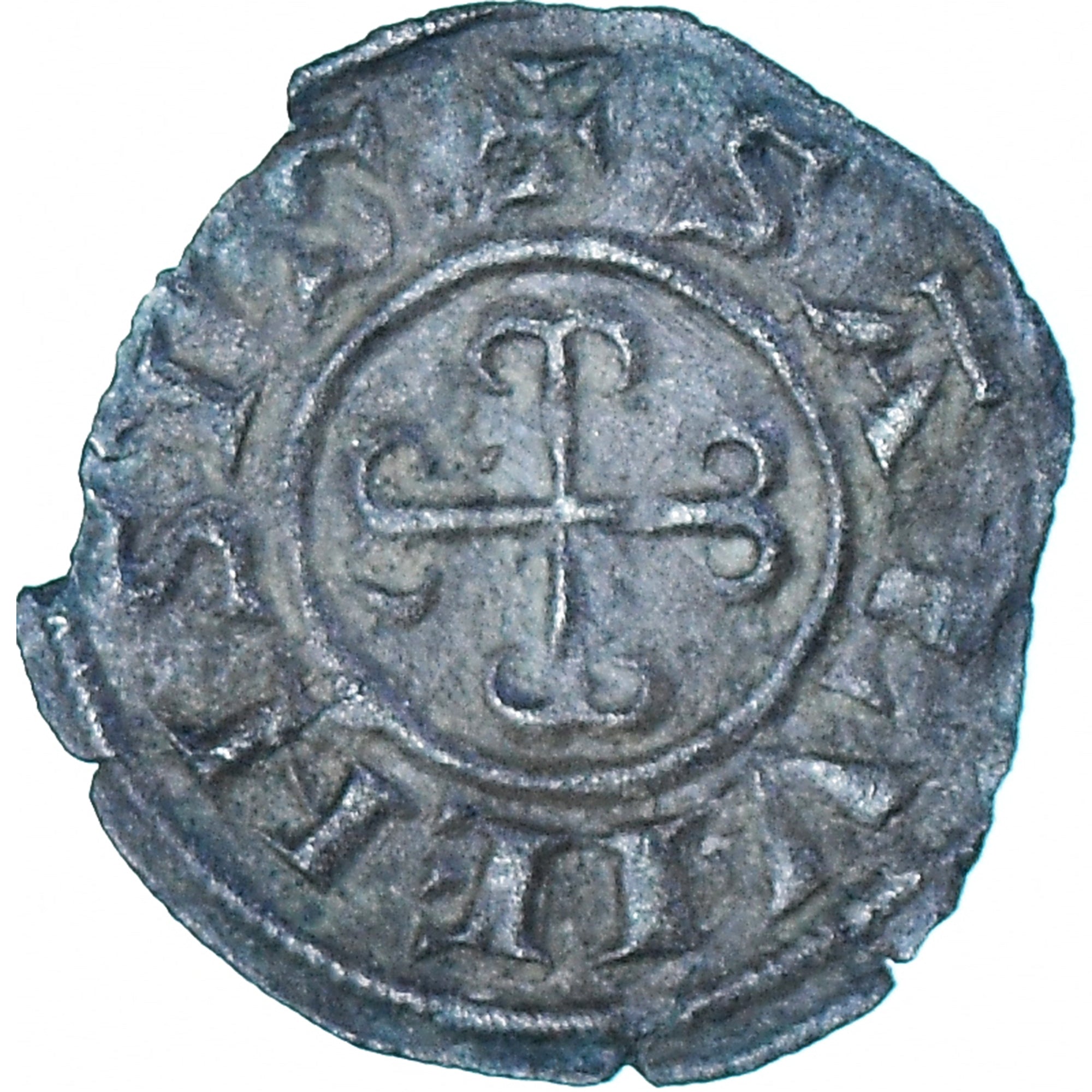 Münze, Frankreich, Languedoc, Obol, 1150-1160, Sommières, SS+, Silber