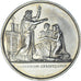 França, medalha, Noces, Mariage, Religion, 1860, Gayrard, MS(60-62), Prata