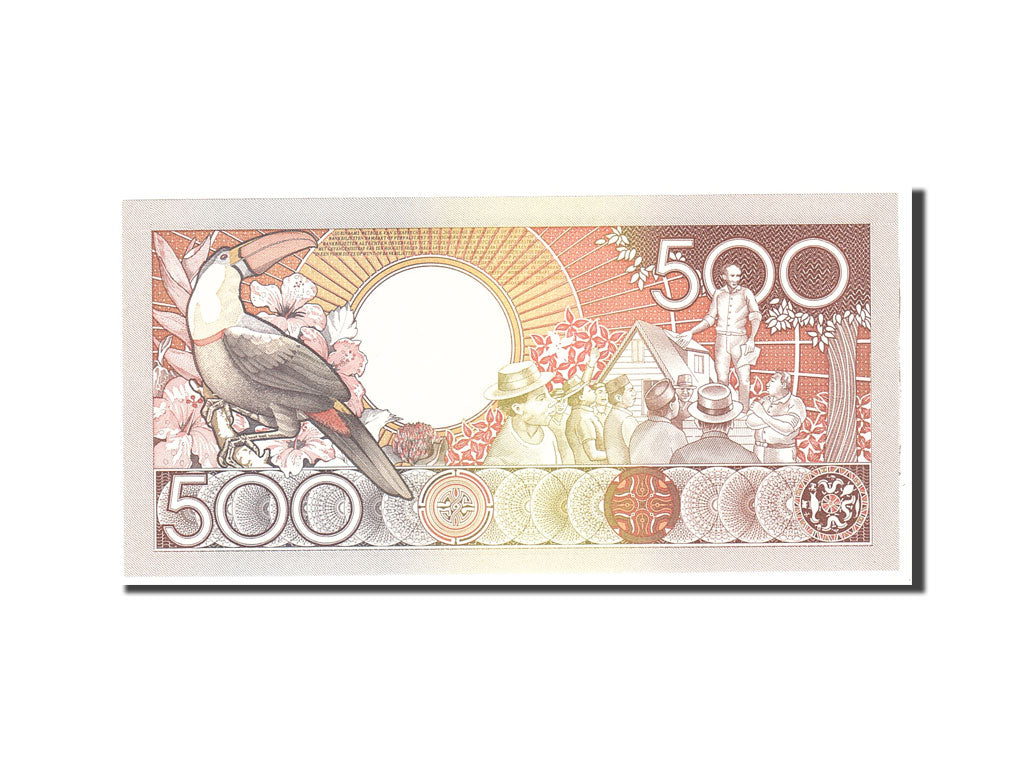 Billet, Suriname, 500 Gulden, 1988, 1988-01-09, KM:135b, NEUF