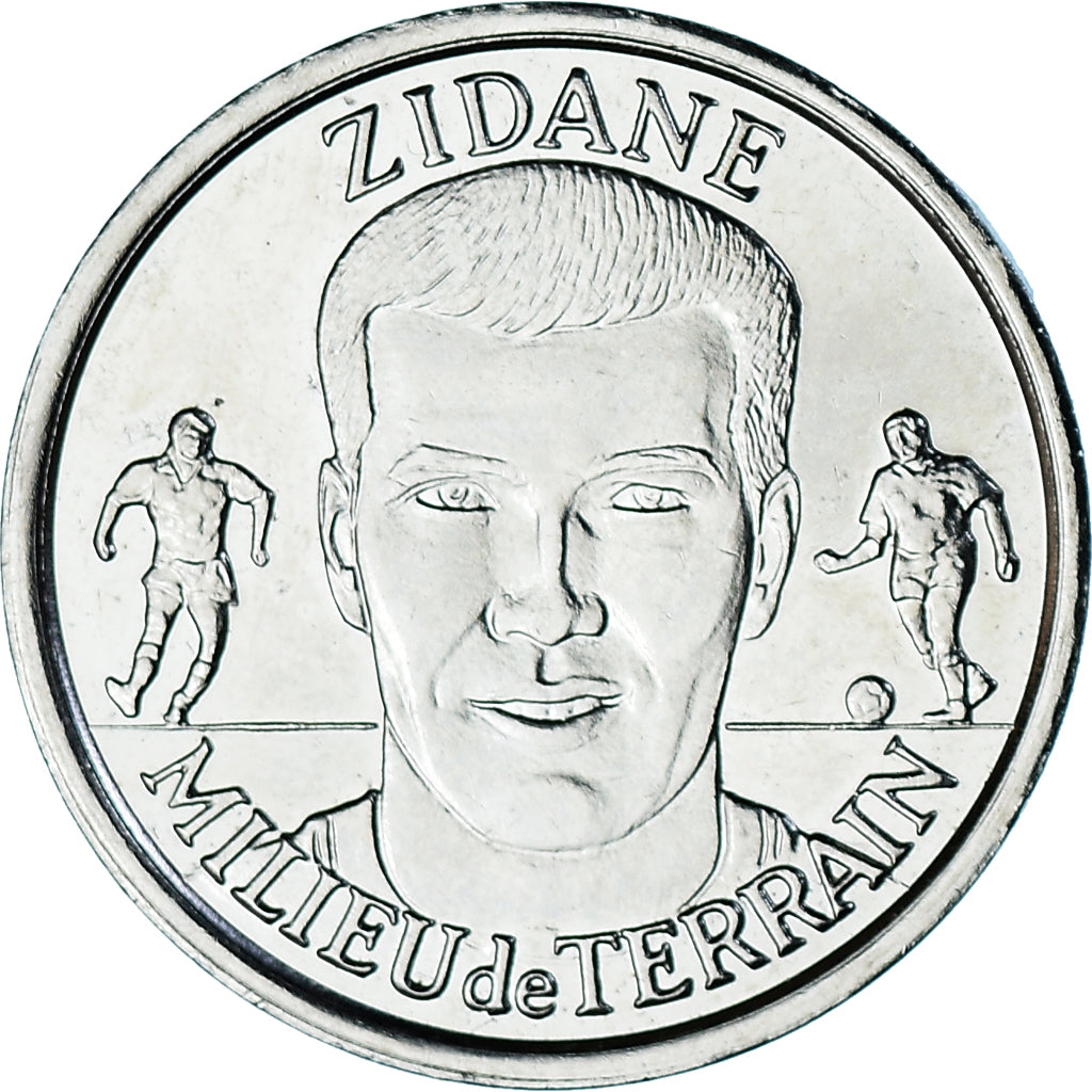 France, Jeton, Équipe de France de Football, Zidane, Milieu de terrain, Sport