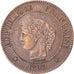 Moneta, Francia, Cérès, 2 Centimes, 1897, Paris, BB, Bronzo, Gadoury:105