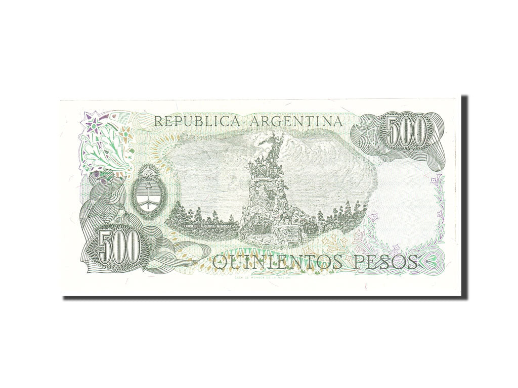 Banknote, Argentina, 500 Pesos, 1977, Undated, KM:303b, UNC(65-70)