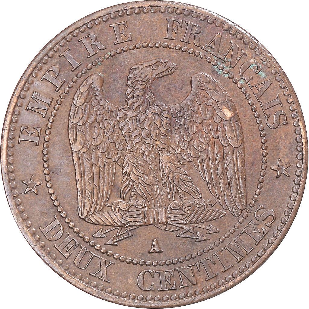 Coin, France, Napoleon III, Napoléon III, 2 Centimes, 1862, Paris, EF(40-45)