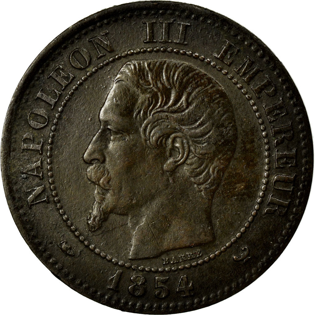 Monnaie, France, Napoleon III, Napoléon III, 2 Centimes, 1854, Lille, TTB+