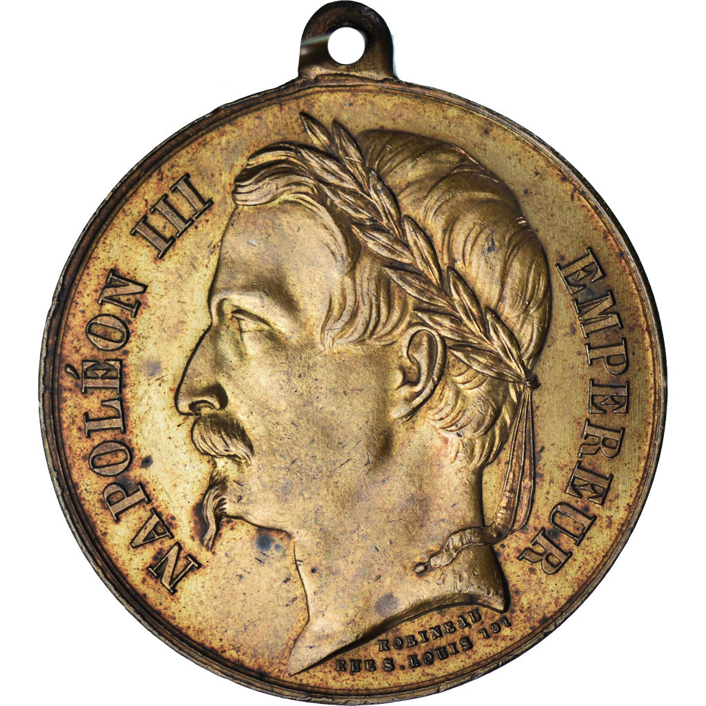 Francia, medaglia, Rétablissement de l'Empire par le Suffrage Universel, 1852