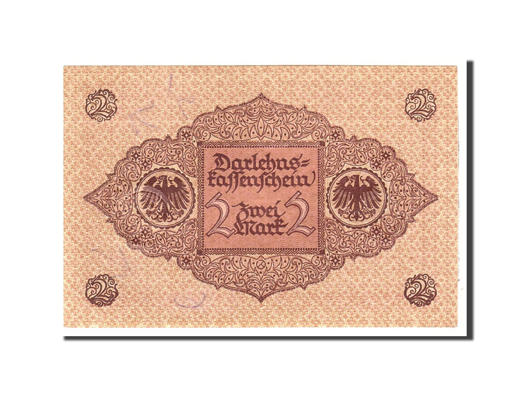 Geldschein, Deutschland, 2 Mark, 1920, 1920-03-01, KM:59, VZ
