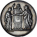France, Médaille, Médaille de mariage, 1862, Gayrard, SUP, Argent