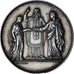 Francia, medalla, Médaille de mariage, 1862, Gayrard, EBC, Plata