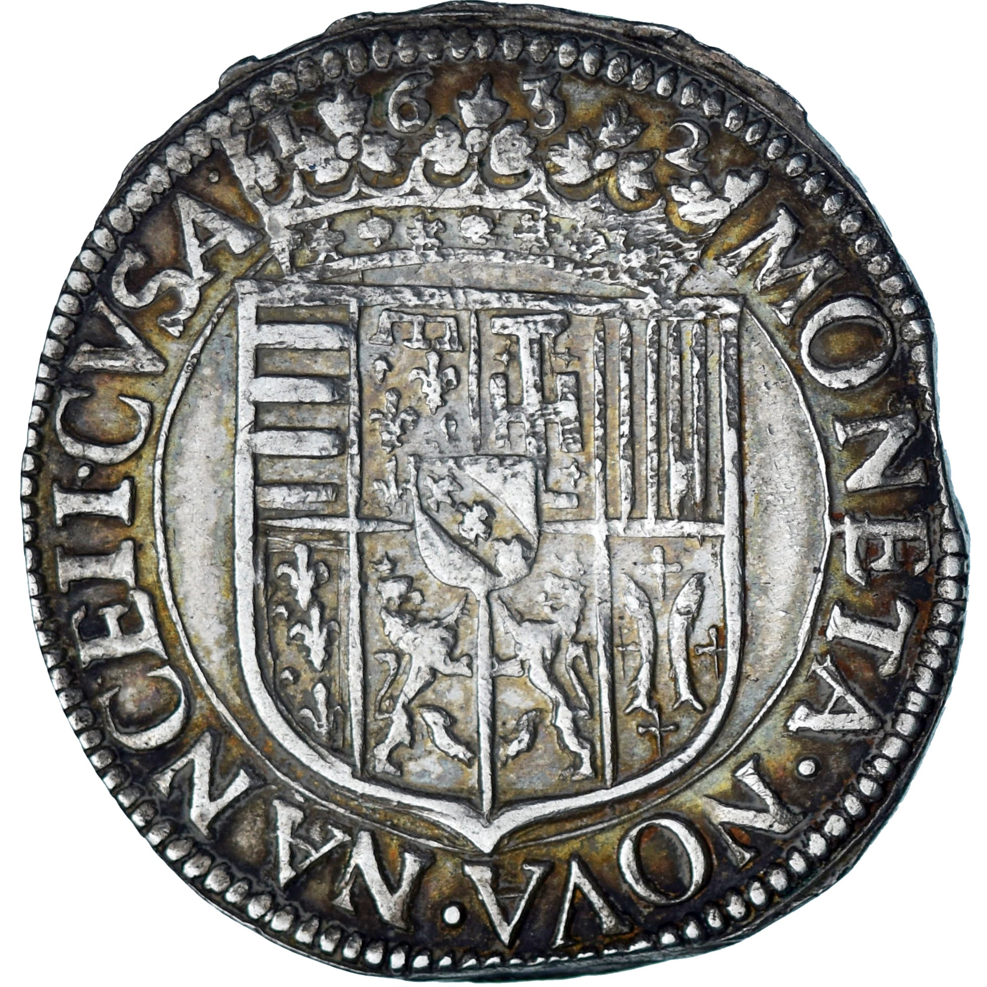 Coin, France, Teston, 1632, Nancy, AU(50-53), Silver, Boudeau:1557