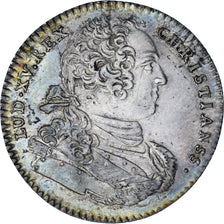 Francja, Żeton, Ludwik XV, Colonies françaises de l'Amérique, 1757, Srebro
